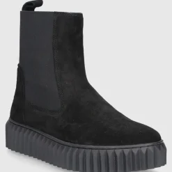 VOILE BLANCHE Damen Chelsea Boots BETH Veloursleder