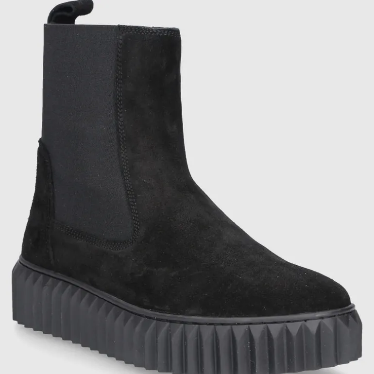 VOILE BLANCHE Damen Chelsea Boots BETH Veloursleder