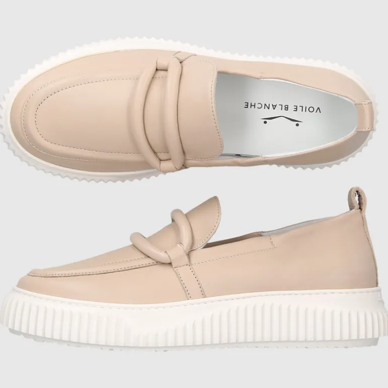 VOILE BLANCHE Damen Slip Ons CLAUDINE Nappaleder