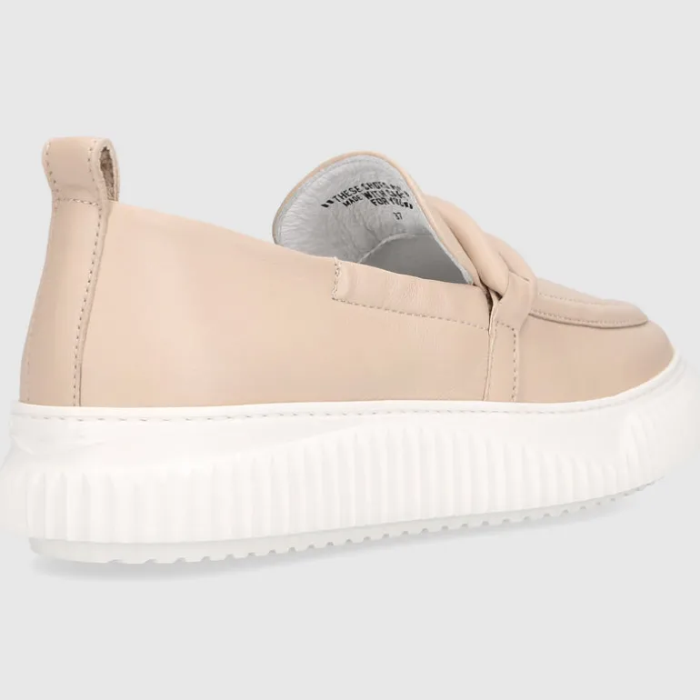 VOILE BLANCHE Damen Slip Ons CLAUDINE Nappaleder