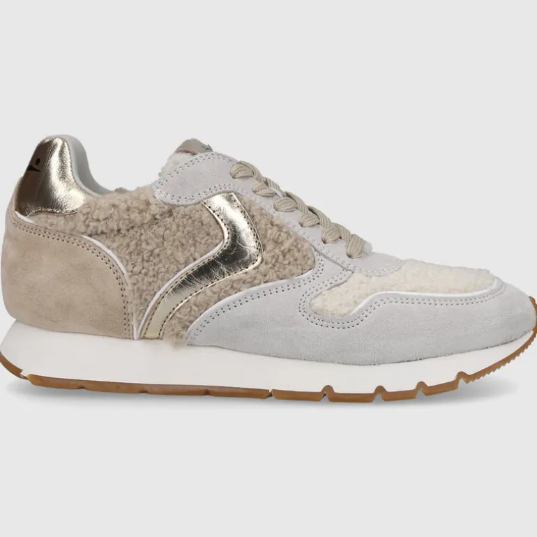 VOILE BLANCHE Damen Sneaker low JULIA Veloursleder
