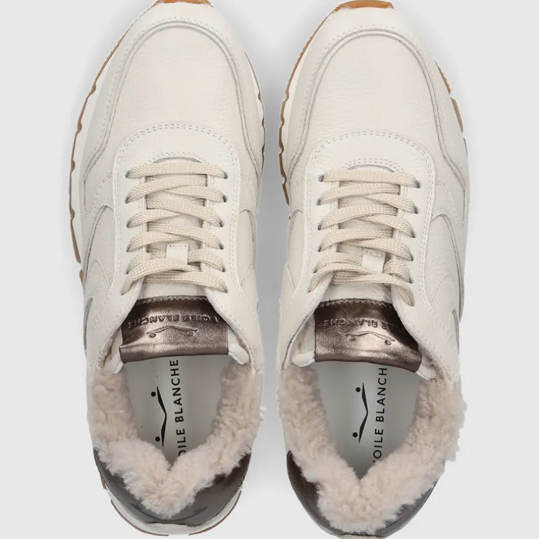 VOILE BLANCHE Damen Sneaker low JULIA Kalbsleder grau
