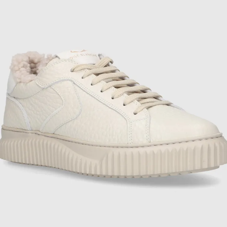 VOILE BLANCHE Damen Sneaker low LIPARI Kalbsleder grau