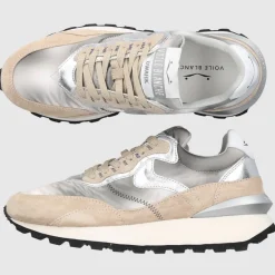 VOILE BLANCHE Damen Sneaker low QWARK Veloursleder Nylon