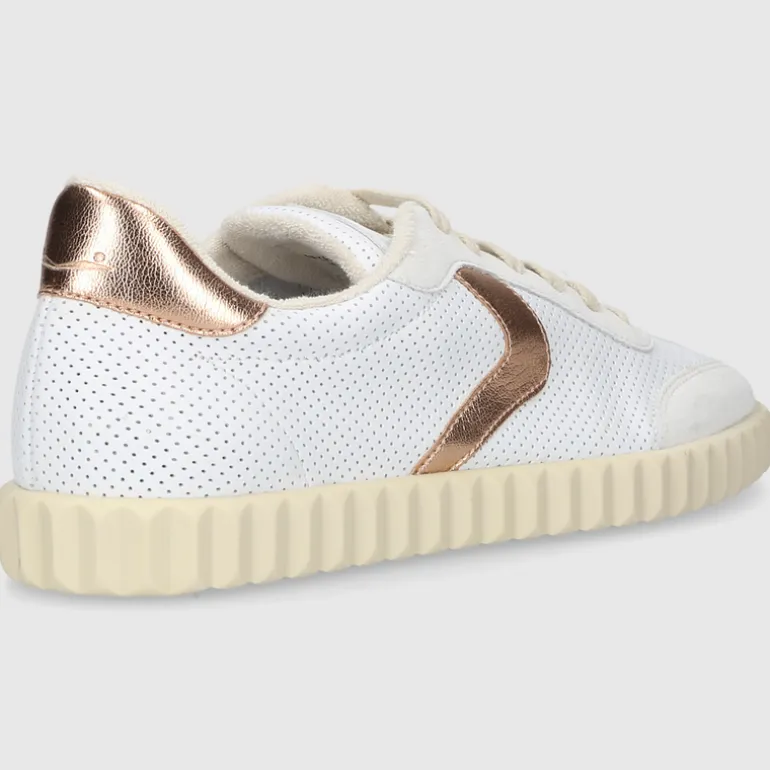 Voile Blanche Damen SNEAKER INES WEISS-GOLD