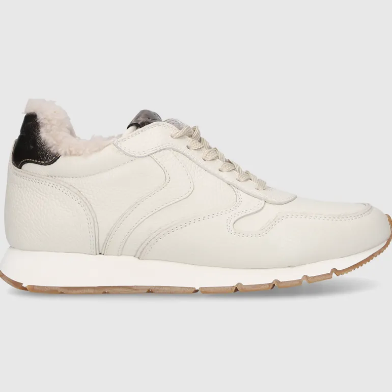 VOILE BLANCHE Damen Sneaker low JULIA Kalbsleder grau