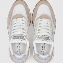 Voile Blanche Damen SNEAKER QWARK WEISS-BEIGE