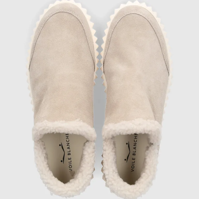 VOILE BLANCHE Damen Stiefeletten LUNA Veloursleder grau