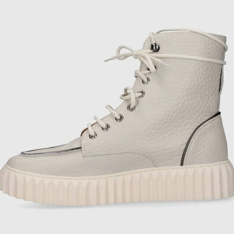VOILE BLANCHE Damen Stiefeletten TISSA Kalbsleder cremeweiß