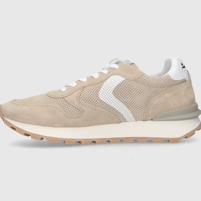 Voile Blanche Herren SNEAKER PARIS BEIGE-WEISS