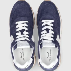 Voile Blanche Herren SNEAKER PARIS BLAU-WEISS