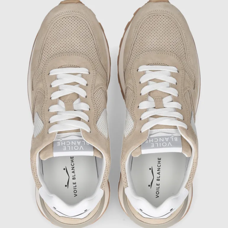 Voile Blanche Herren SNEAKER PARIS BEIGE-WEISS